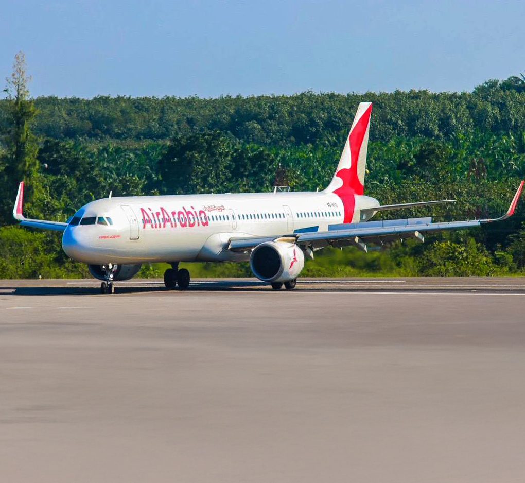 “العربية للطيران” تدشّن رحلاتها اليومية بين الشارقة وكرابي